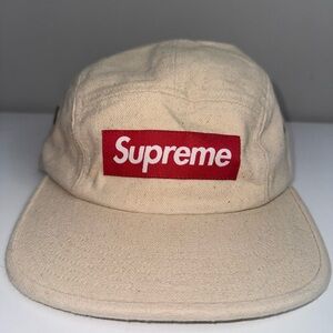 Supreme Field Camp Cap Natural SS20 Box Logo